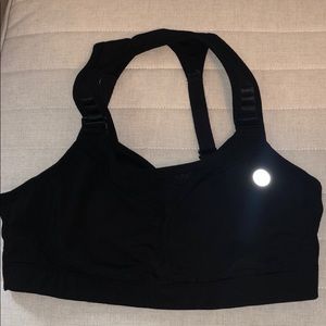 Black high impact sports bra